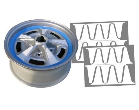 Nova - Rally II 15" Wheel Paint Stencil