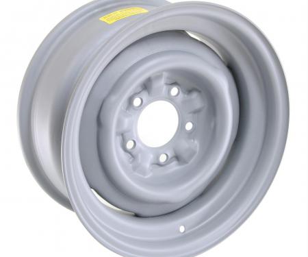 GM Factory Style Stamped Steel Wheel, Gray, 15x8