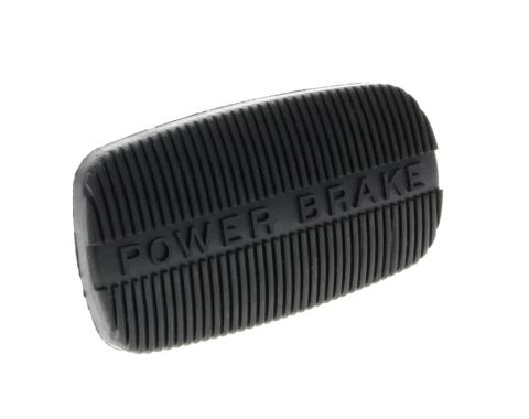 AMD Brake Pedal Pad, Power Brakes Logo, Automatic, 62-67 Chevy II X476-3958-APB