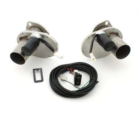 Doug's Headers Electric Exhaust Cutout for 2 1/4" Tubing (Pair) DEC225A