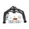 Doug's Headers 1967-74 Chevy F-Body/Nova Small Block with Floor Shift 1 3/4" Long Tube Header D368