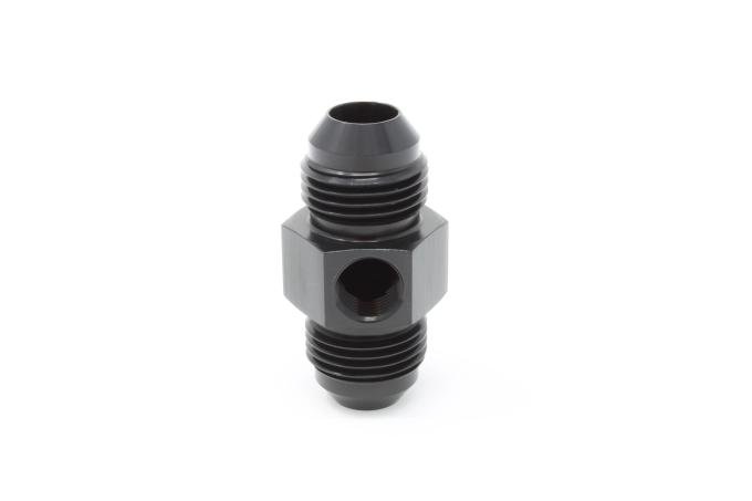 Aeromotive AN8 Male-Male Gauge Sensor Fitting Adapter 1/8" NPT Side Port 65609
