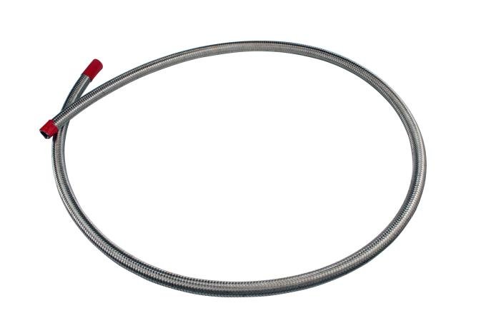 Aeromotive Fuel Line, Rubber Stainless Braided, 4' / AN-06 15701