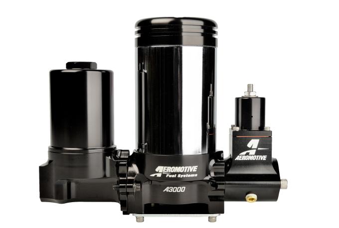 Aeromotive A3000 In-Line Fuel Pump with Fuel Pressure Regulator and Fuel Filter 11215