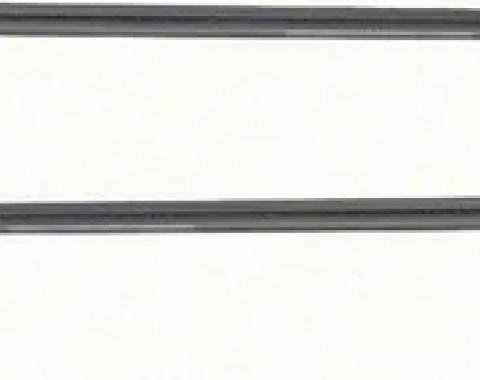 AMD Interior Upper Windshield Trim Moldings, Black, Paint to Match, 62-67 Chevy II Nova K-K414