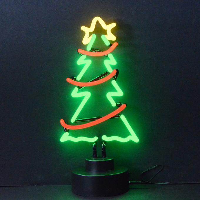 Neonetics Neon Sculptures, Christmas Tree with Garland Neon Sculpture