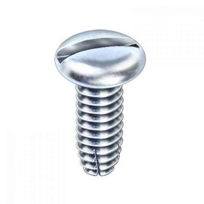 1/4-20 X 5/8'' Slotted Pan Head Type F Tapping Screw - Zinc