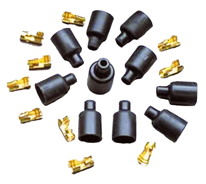 Taylor Cable 180&deg; Distributor & Coil Boot/Terminal Kit (Socket Style) 46059