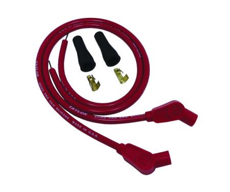 Taylor Cable Universal 8mm Spiro-Pro Motorcycle Spark Plug Wire Set, 135&deg; Spark Plug Boot Angle, Red 10253