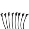 Taylor Cable Chevy Big Block Race Fit 10.4mm 409 Series Spark Plug Wire Set with Over Valve Cover HEI Fitment, Black, 135&deg; Spark Plug Boot Angle 79032