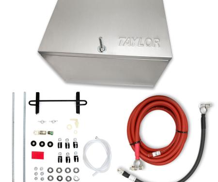 Taylor Cable 100 Series Aluminum Battery Box with 2 Gauge Battery Cable Kit 48101
