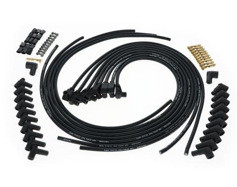Taylor Cable Universal 10.4mm 409 Series Spark Plug Wire Set, 8 Cylinders, 90&deg; Spark Plug Boot Angle, Black 79051