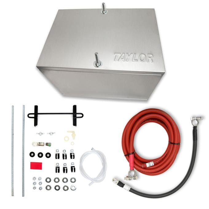 Taylor Cable 100 Series Aluminum Battery Box with 2 Gauge Battery Cable Kit 48101
