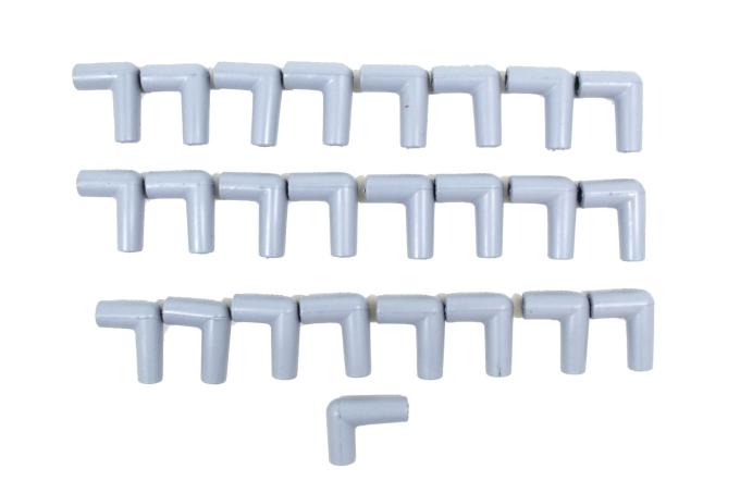 Taylor Cable Universal Silicone Spark Plug Boots, 90&deg; Spark Plug Boot Angle, Gray 46181