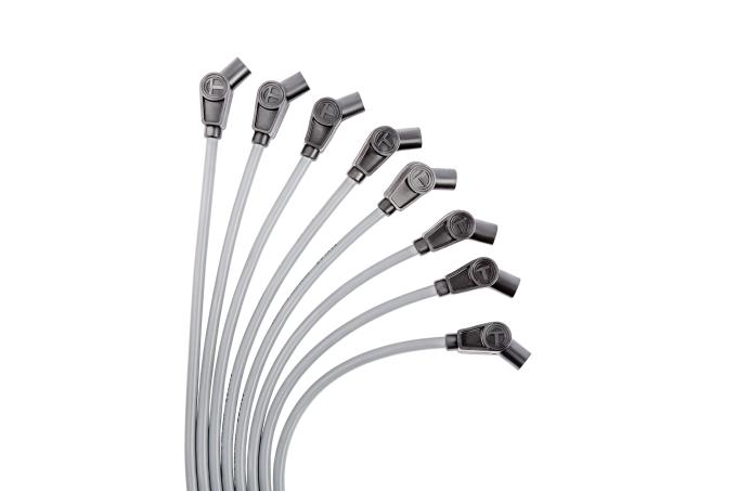 Taylor Cable Universal 8mm Spiro-Pro Spark Plug Wire Set, 8 Cylinders, 135&deg; Spark Plug Boot Angle, Gray 53853