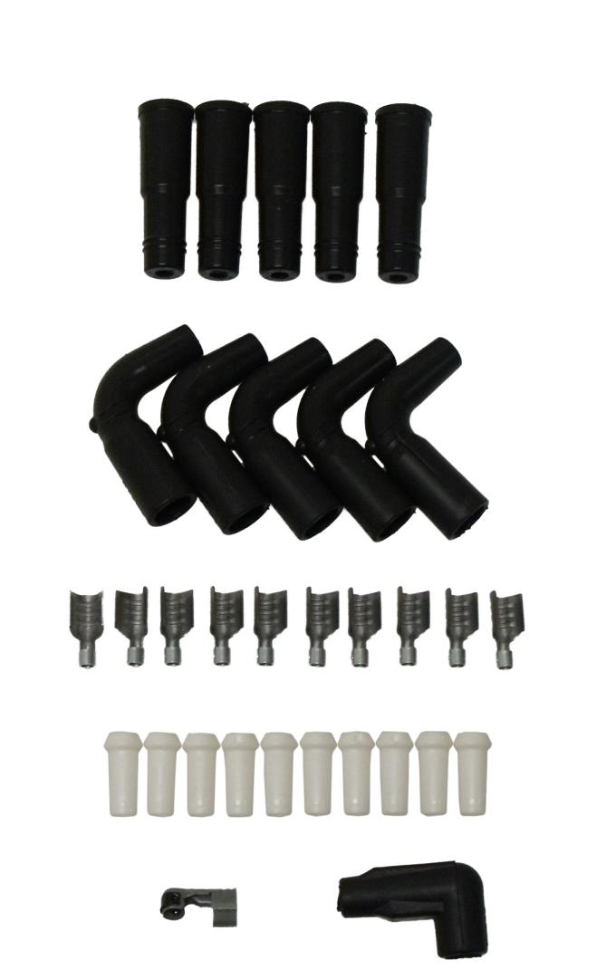 Taylor Cable 180&deg;/90&deg; Impala SS/Camaro SS Optispark Spark Plug Boots with Terminals 46066