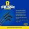 Taylor Cable Universal 8mm StreeThunder Spark Plug Wire Set, 6 Cylinders, 90&deg; Spark Plug Boot Angle, Black 50047