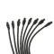 Taylor Cable Universal 10.4mm 409 Series Spark Plug Wire Set, 8 Cylinders, 180&deg; Spark Plug Boot Angle, Black 79055