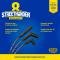 Taylor Cable Universal 8mm StreeThunder Spark Plug Wire Set, 6 Cylinders, 90&deg; Spark Plug Boot Angle, Black 50047