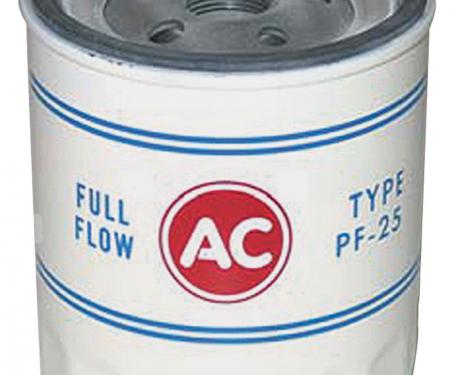 Nova Oil Filter, PF25, AC, 1968-1969