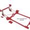 Subframe Assembly, Rear End, 4-Link & Track Bars, Nova, 1962-1967 | Plain