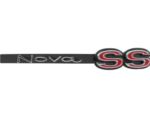 AMD Grille Emblem, SS, 67 Chevy II Nova T-3050