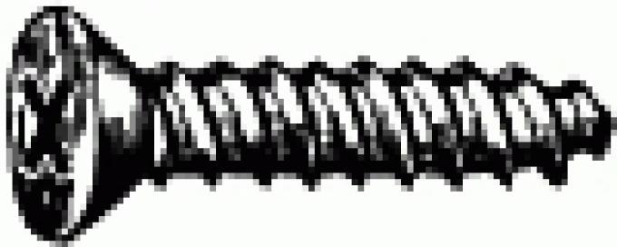 #4 X 5/8'' Phillips Flat Head Tapping Screw - Zinc