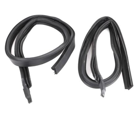 AMD Roof Rail Weatherstrips, Pair, 66-67 Chevy II Nova Hardtop X622-3066-P