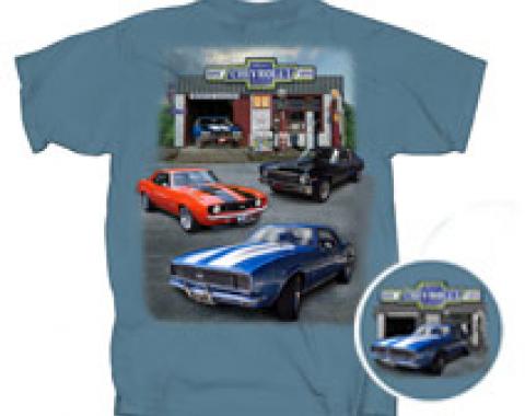 Super Chevrolet Service, Muscle Garage, T-Shirt