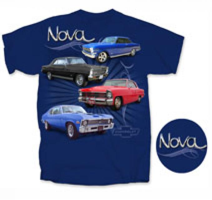 Nova T-Shirt, Metro Blue