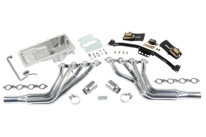 Classic Performance LS Engine Install Kit W/Headers for 67-69 Camaro/Firebird, 68-74 Nova 6774LS1-FRK