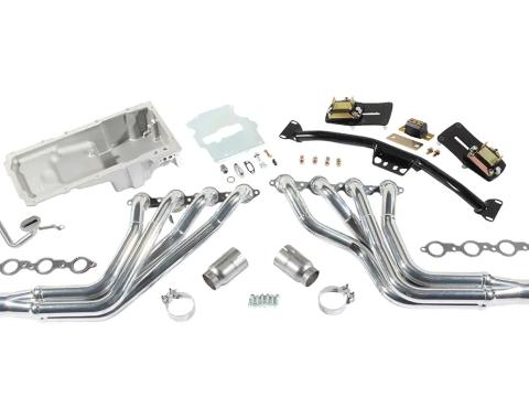Classic Performance LS Engine Install Kit W/Headers for 67-69 Camaro/Firebird, 68-74 Nova 6774LS1-FRK