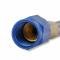 NOS Stainless Steel Braided Hose -3AN 3-Foot Blue 15070NOS