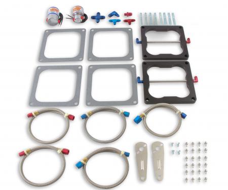 NOS Pro-Shot Fogger "Upgrade Kit" Cheater Nitrous System, 4500 Holley Dominator Flange X 2 02023NOS