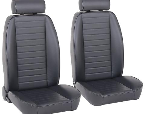 TMI Classic So-Cal Bucket Seat, Black Yukon Cricket Vinyl 47-9442-6470