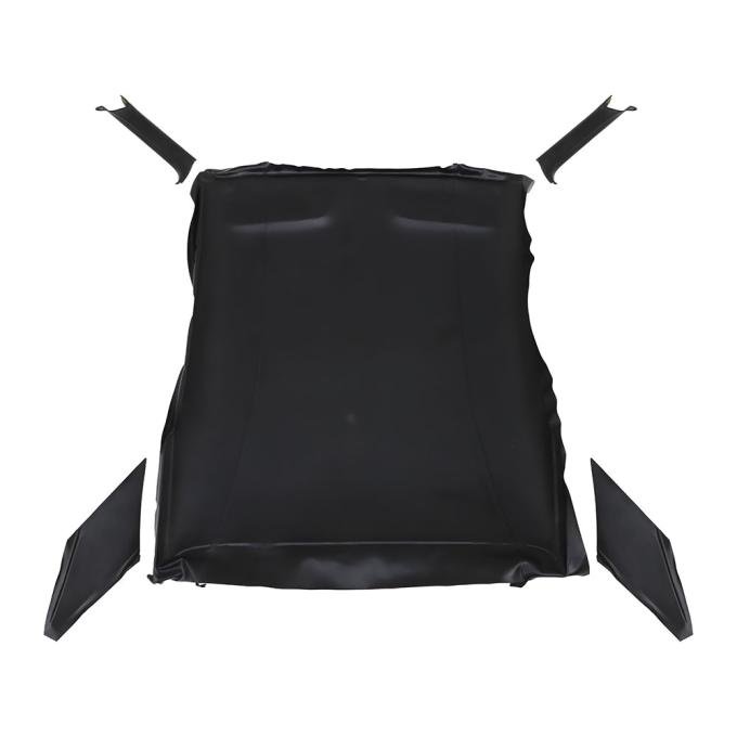 TMI Molded Headliner Sport Pattern  1968-1972 Chevrolet Nova 2 Door Coupe, Black Madrid Vinyl 20-8400-2295