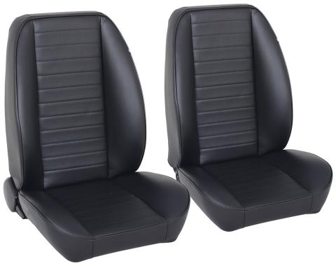 TMI So-Cal Bucket Seat with Bolsters, Black Yukon Cricket Vinyl 47-9460-6470