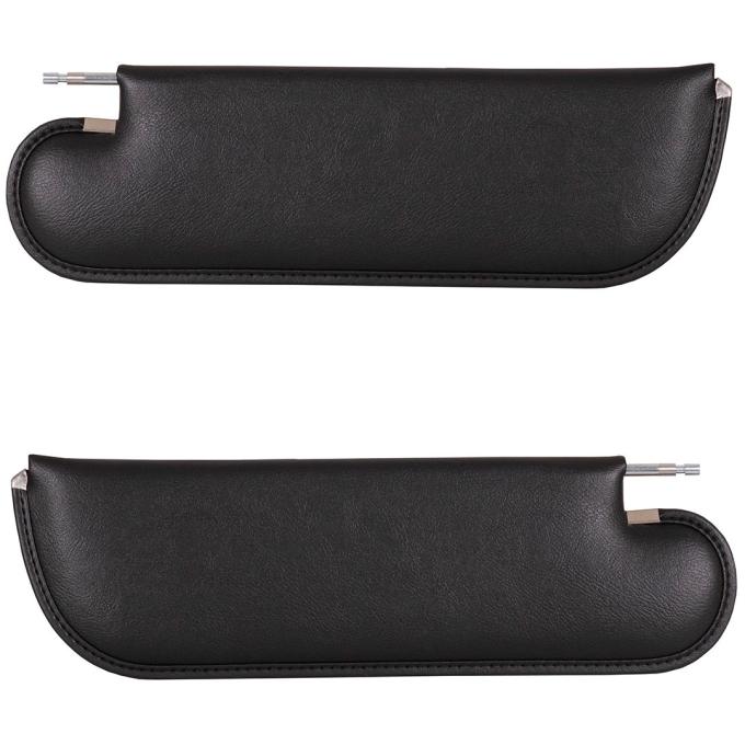 TMI Sun Visors  1968-1972 Chevrolet Nova Coupe, Black Madrid Vinyl 21-84408-2295