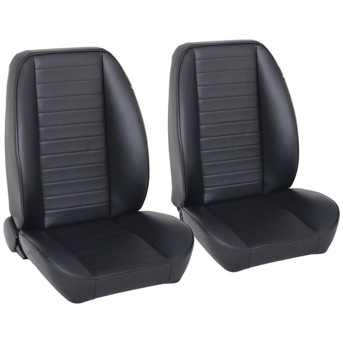 TMI So-Cal Bucket Seat with Bolsters, Black Yukon Cricket Vinyl 47-9460-6470