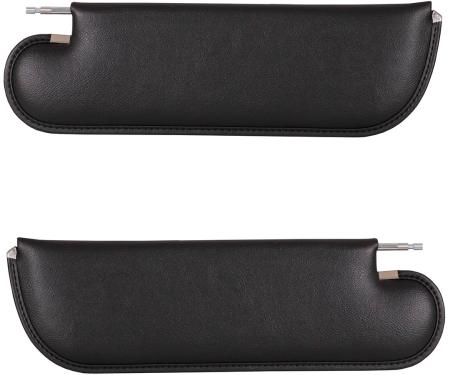 TMI Sun Visors  1968-1972 Chevrolet Nova Coupe, Black Madrid Vinyl 21-84408-2295