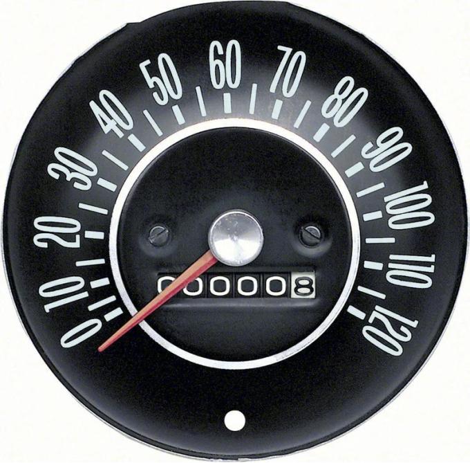 AMD Speedometer, 120 MPH, 62-64 Chevy II Nova K-6406815