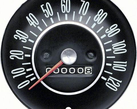 AMD Speedometer, 120 MPH, 62-64 Chevy II Nova K-6406815