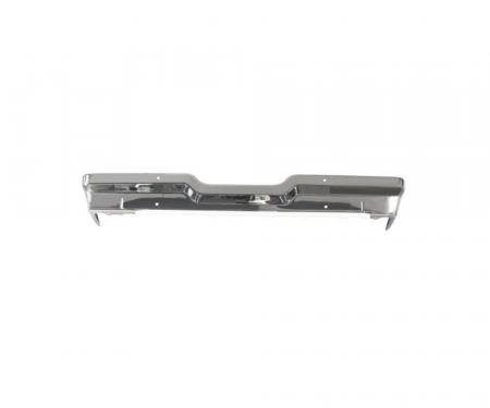 Nova Rear Bumper, Steel, with Impact Strip Holes, 1974