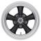 American Racing 14x6 VN105 Torq Thrust D Satin Black/Machined 5x4.75 bolt 3.42" back 307102