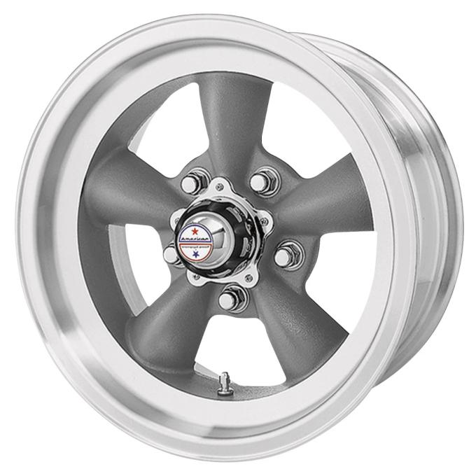 American Racing 14x6 VN105 Torq Thrust D Gray/Machined 5x4.5 bolt 3.42" back 307103