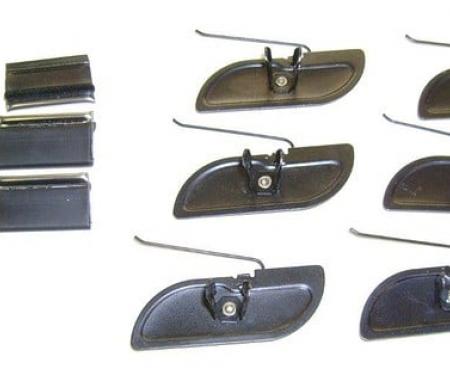 Nova Rocker Molding Extension Clip Set, 1968-1972