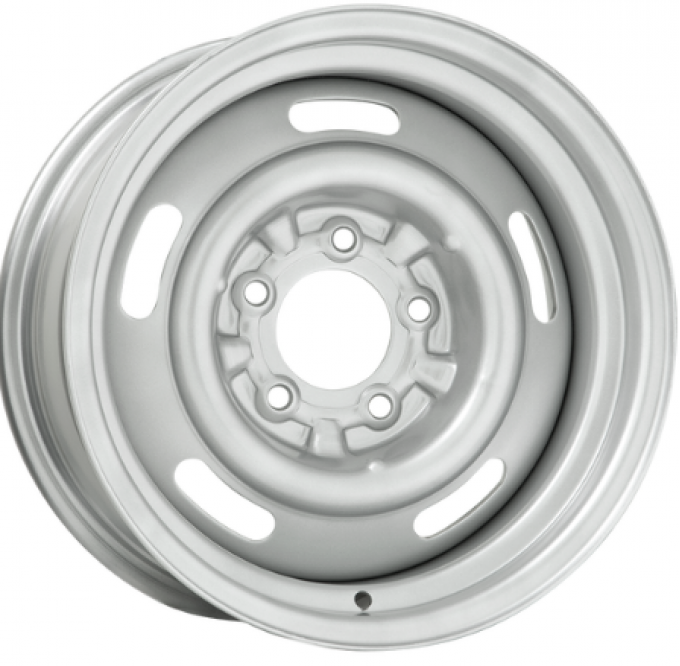 Wheel Vintiques 30 Series Corvette Rallye Silver Wheels, 15x8 30-583405