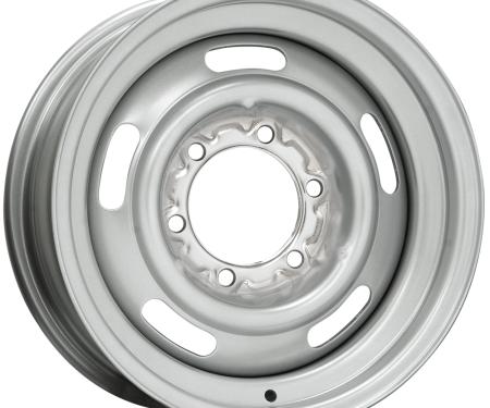 Wheel Vintiques 15x8 Pickup Rallye Pre-1971 6-Lug Silver 6x5.5" bolt 4" backspace 35-580604A