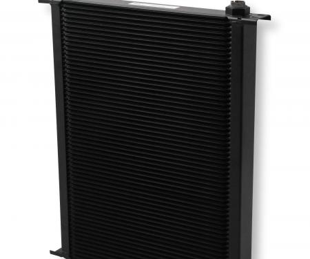 Earl's UltraPro Oil Cooler, Black, 60 Rows, Extra-Wide Cooler, 10 O-Ring Boss Female Ports 860ERL