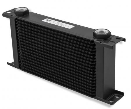 Earl's UltraPro Oil Cooler, Black, 19 Rows, Wide Cooler, 10 O-Ring Boss Female Ports 419ERL